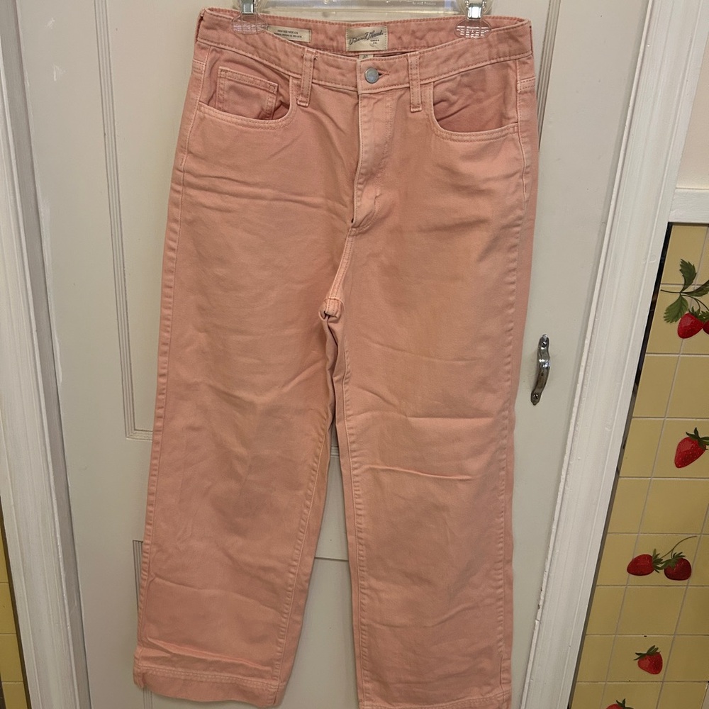 Universal Thread Women's Peach Wide Leg Jeans
